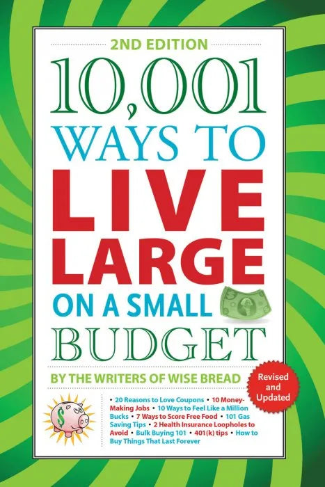 10,001 Ways to Live Large on a Small Budget, 2nd Edition Sampler ebooks + testbank