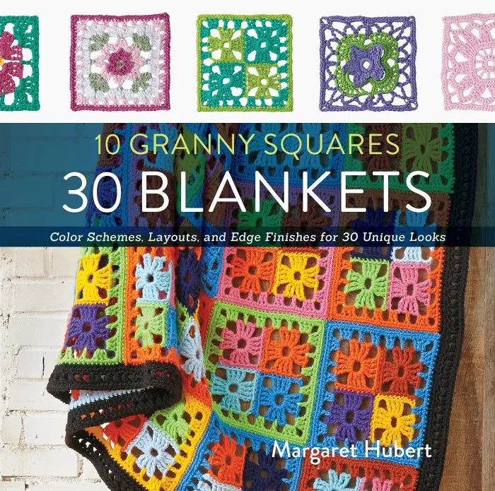 10 Granny Squares 30 Blankets: Color schemes, layouts, and edge Sampler ebooks + testbank