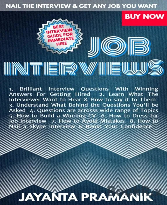 "JOB INTERVIEWS": Interview Questions, Answers, Tips & Sampler ebooks + testbank