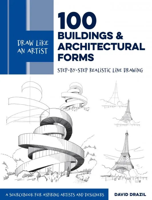 100 Buildings and Architectural Forms: Step-by-Step Realistic Sampler ebooks + testbank